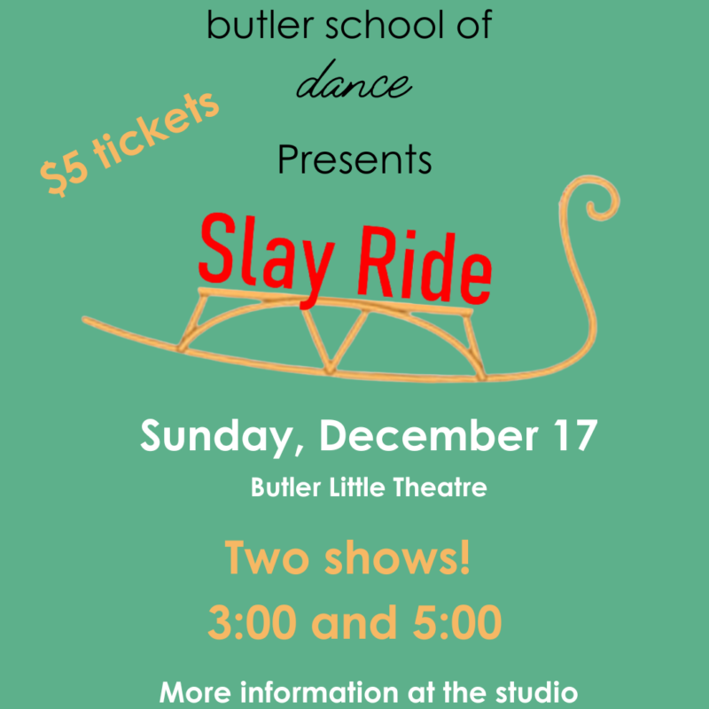 Butler's Riding School Slay Ride - Butler School of Dance